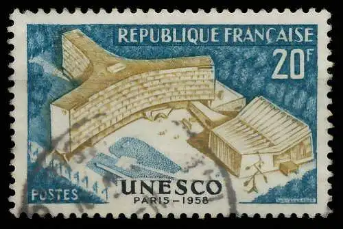 FRANKREICH 1958 Nr 1214 gestempelt 3EEBAA