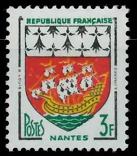 FRANKREICH 1958 Nr 1222 postfrisch SF537EA