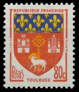 FRANKREICH 1958 Nr 1219 postfrisch SF537C2