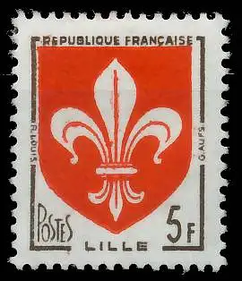 FRANKREICH 1958 Nr 1223 postfrisch SF537EE