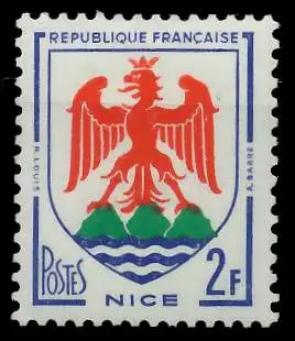 FRANKREICH 1958 Nr 1221 postfrisch SF537DA