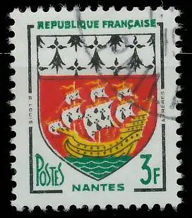 FRANKREICH 1958 Nr 1222 gestempelt 3EEC7A