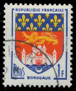 FRANKREICH 1958 Nr 1220 gestempelt 3EEC56