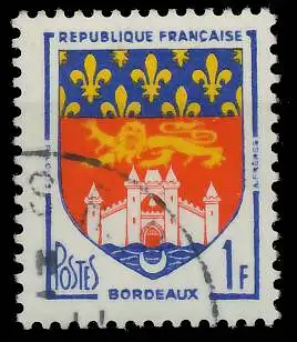 FRANKREICH 1958 Nr 1220 gestempelt 3EEC52