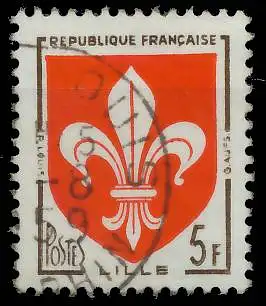 FRANKREICH 1958 Nr 1223 gestempelt 3EEC82