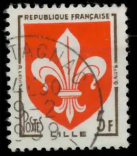 FRANKREICH 1958 Nr 1223 gestempelt 3EEC86