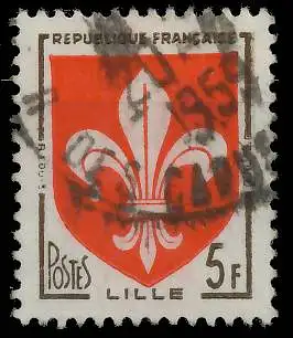 FRANKREICH 1958 Nr 1223 gestempelt 3EEC92