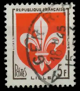 FRANKREICH 1958 Nr 1223 gestempelt 3EEC96