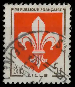 FRANKREICH 1958 Nr 1223 gestempelt 3EEC9A