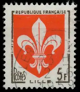 FRANKREICH 1958 Nr 1223 gestempelt 3EECAA