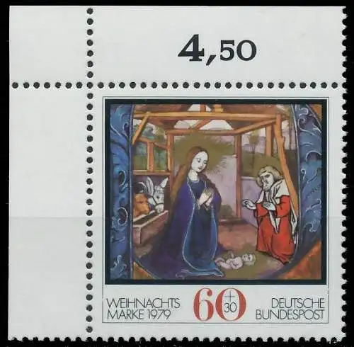 BRD BUND 1979 Nr 1032 postfrisch ECKE-OLI 3EED22