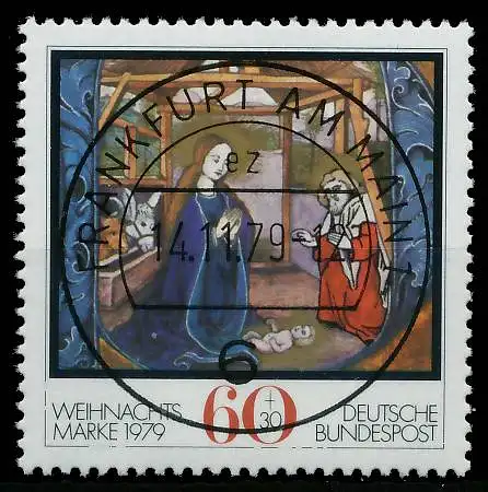 BRD BUND 1979 Nr 1032 gestempelt 3EED3A