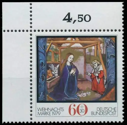 BRD BUND 1979 Nr 1032 postfrisch ECKE-OLI 3EED1E