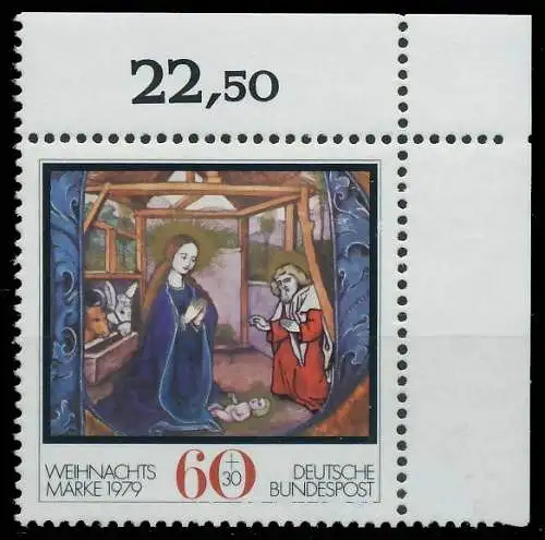 BRD BUND 1979 Nr 1032 postfrisch ECKE-ORE 3EED2E