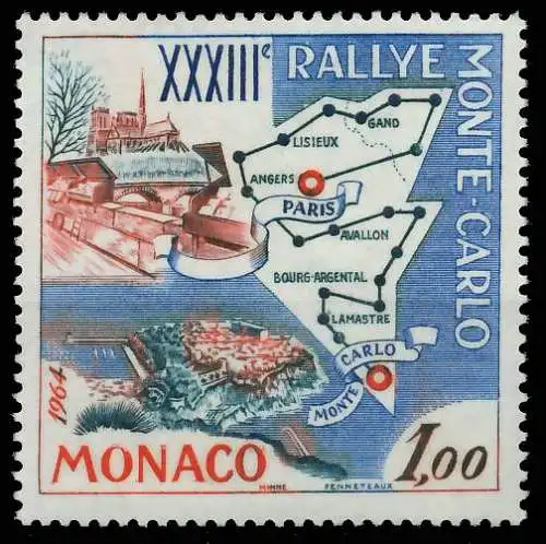 MONACO 1963 Nr 740 postfrisch SF53A42
