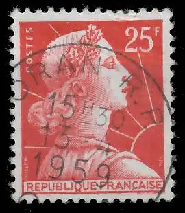 FRANKREICH 1959 Nr 1226 gestempelt 3EEFB6