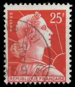 FRANKREICH 1959 Nr 1226 gestempelt 3EEFCA