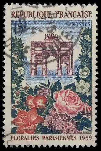 FRANKREICH 1959 Nr 1228 gestempelt 3EF01A