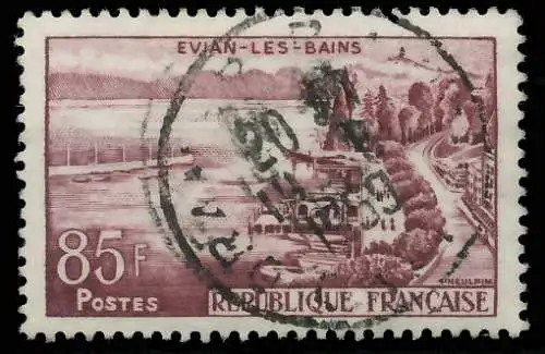 FRANKREICH 1959 Nr 1233 gestempelt 3F39CA