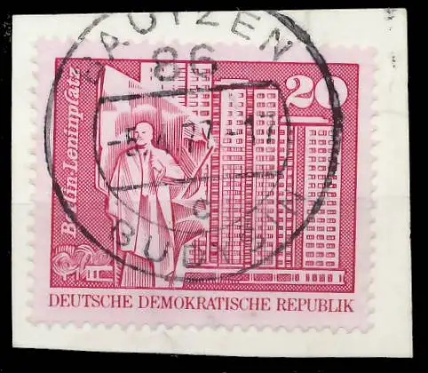 DDR DS AUFBAU IN DER Nr 1820 gestempelt Briefst³ck 3F3ABE