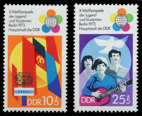 DDR 1973 Nr 1829-1830 postfrisch 3F3BD2