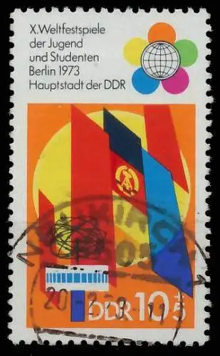 DDR 1973 Nr 1829 gestempelt 3F3BF2