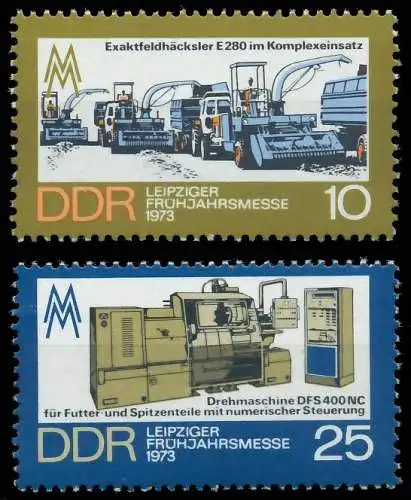 DDR 1973 Nr 1832-1833 postfrisch 3F3C42