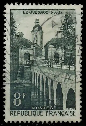 FRANKREICH 1957 Nr 1134 gestempelt 3F3DDE