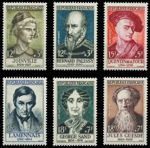 FRANKREICH 1957 Nr 1136-1141 postfrisch 3F3E4A