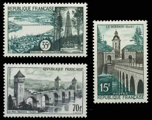 FRANKREICH 1957 Nr 1145-1147 postfrisch 3F3F26