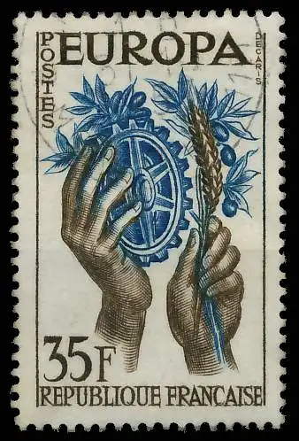 FRANKREICH 1957 Nr 1158 gestempelt 3F4096
