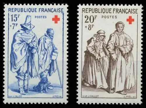 FRANKREICH 1957 Nr 1175-1176 postfrisch SF5B44E