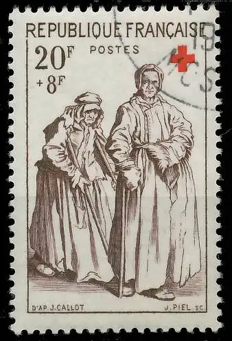 FRANKREICH 1957 Nr 1176 gestempelt SF5B486