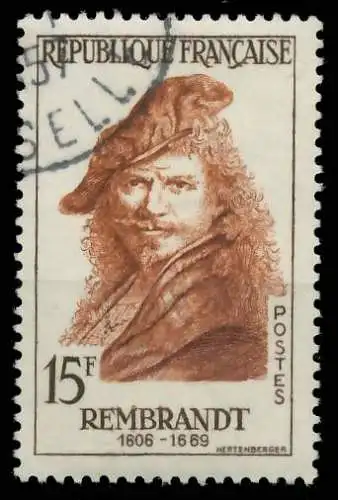 FRANKREICH 1957 Nr 1170 gestempelt 3F91C6