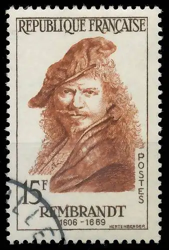 FRANKREICH 1957 Nr 1170 gestempelt 3F91E2