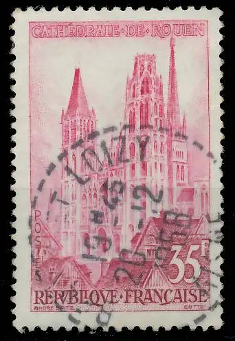 FRANKREICH 1957 Nr 1164 zentrisch gestempelt 3F9272