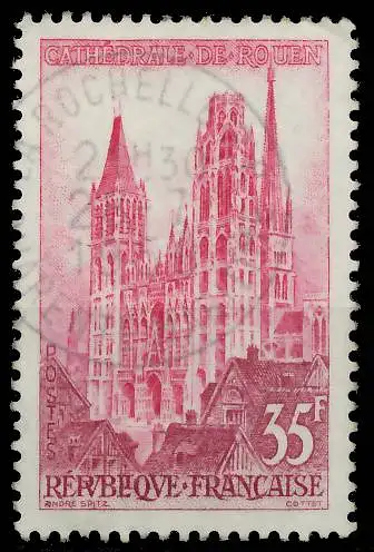 FRANKREICH 1957 Nr 1164 zentrisch gestempelt 3F925A