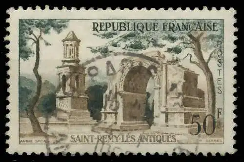 FRANKREICH 1957 Nr 1165 gestempelt 3F924A