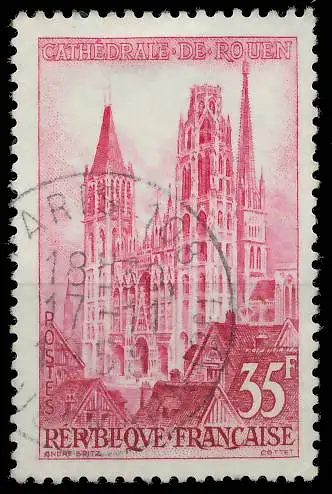 FRANKREICH 1957 Nr 1164 zentrisch gestempelt 3F92C6