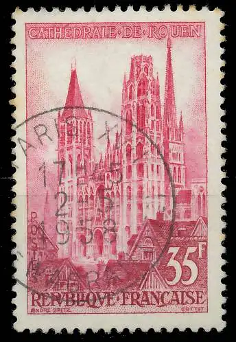 FRANKREICH 1957 Nr 1164 zentrisch gestempelt 3F92BE