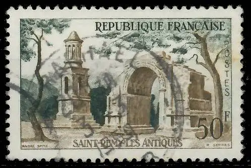 FRANKREICH 1957 Nr 1165 gestempelt 3F92CA