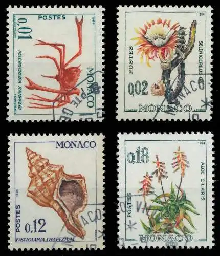 MONACO 1964 Nr 773-776 gestempelt 3F966A