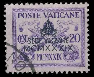 VATIKAN 1929 Nr 3 gestempelt 3F97F6