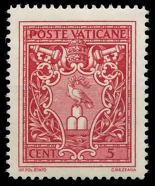 VATIKAN 1940 Nr 84 postfrisch 3FE212