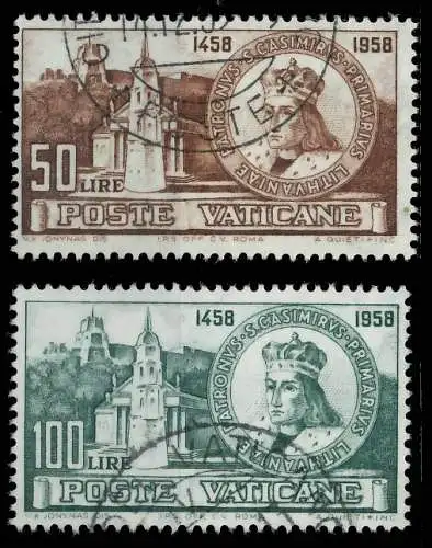 VATIKAN 1959 Nr 330-331 gestempelt 40148A