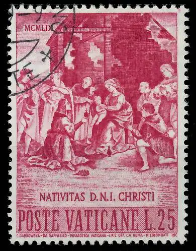 VATIKAN 1959 Nr 328 gestempelt 4014BA