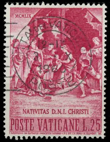 VATIKAN 1959 Nr 328 gestempelt 4014AE
