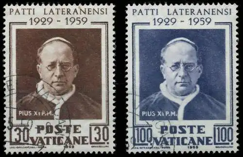 VATIKAN 1959 Nr 313-314 gestempelt 4015BE