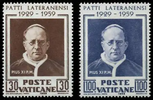 VATIKAN 1959 Nr 313-314 postfrisch SF6A0F6