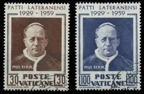 VATIKAN 1959 Nr 313-314 gestempelt 4015C2